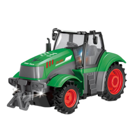 Traktor Lantbrukstraktor Fjärrstyrd RC Grön 1:24