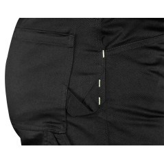 Varningsskyddskläder, svart-gula, storlek M