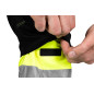Varningsskyddskläder, svart-gula, storlek L