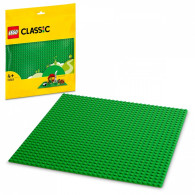 Klassiska byggklossar 11023 grön konstruktionsplatta
