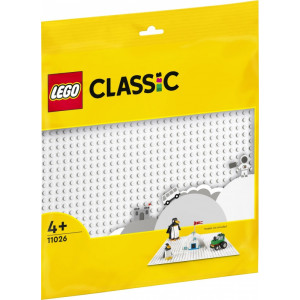 Klossar Classic 11026 vit byggplatta