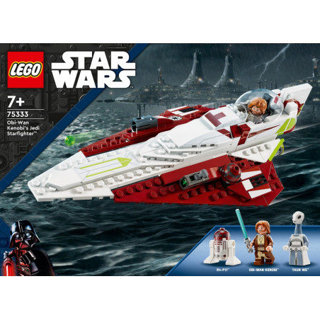 Byggset Star Wars 75333 Jedi Obi-Wan Kenobis jaktflygplan.