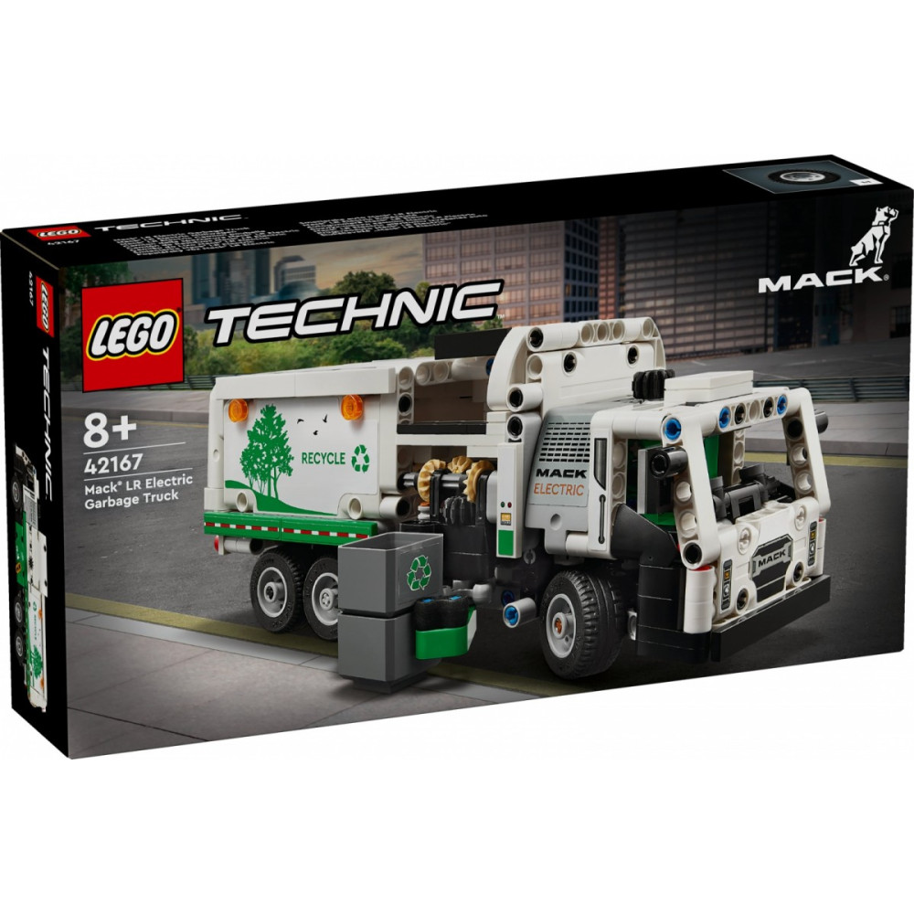 Tekniska klossar 42167 Mack LR Electric sopbil