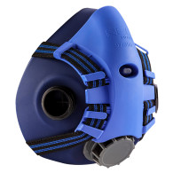 Halv ansiktsmask i silikon med plats för två filter (utan filter)