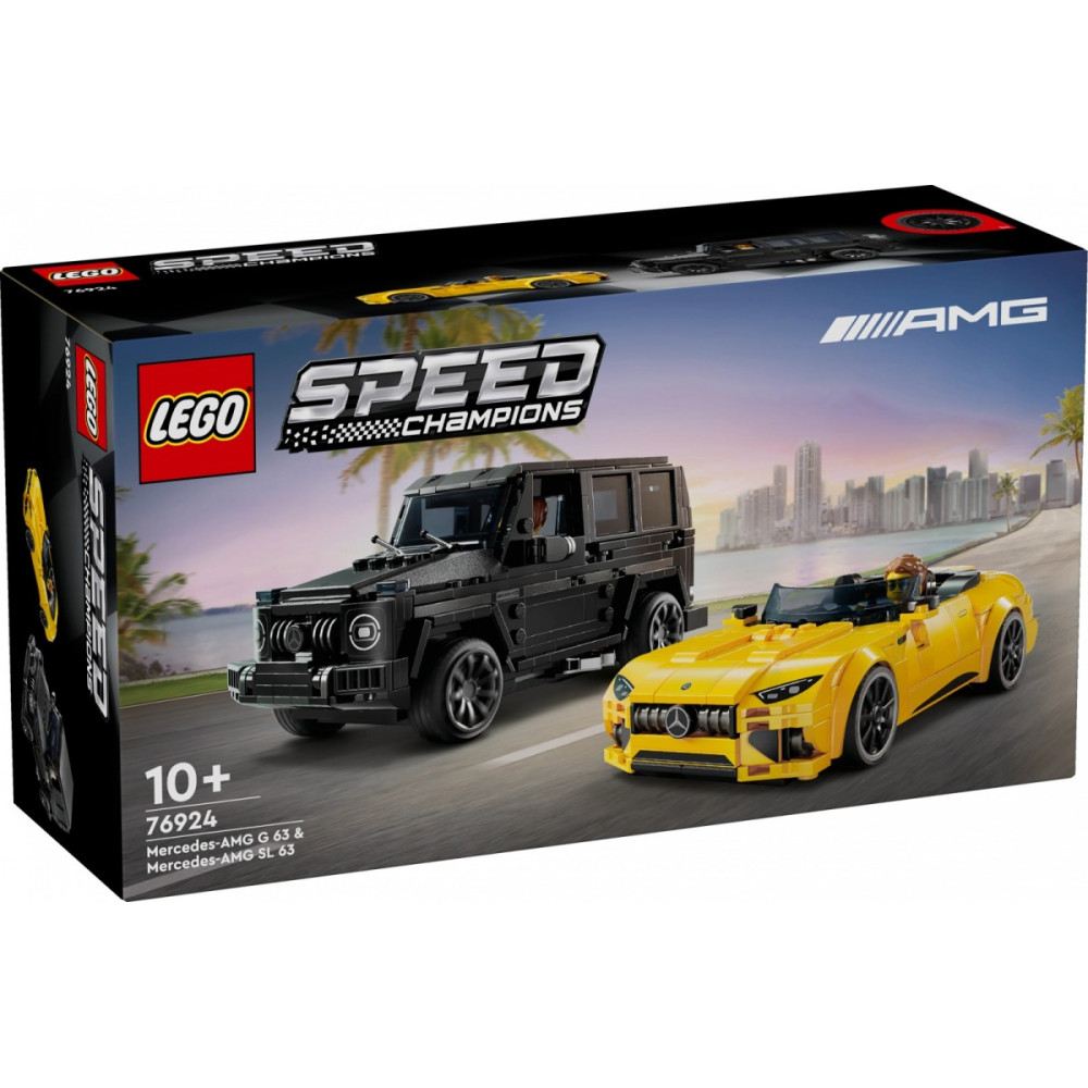 Klossar speed champions 76924 mercedes-amg g 63 och mercedes-amg sl 63