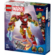 Klocki super heroes 76307 mech iron mana kontra ultron