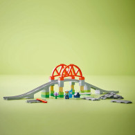 Klocki duplo 10426 most i tory kolejowe - zestaw rozszerzający