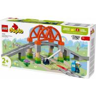 Klocki duplo 10426 most i tory kolejowe - zestaw rozszerzający