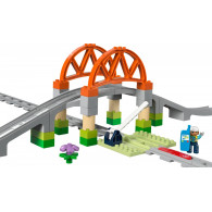 Klocki duplo 10426 most i tory kolejowe - zestaw rozszerzający