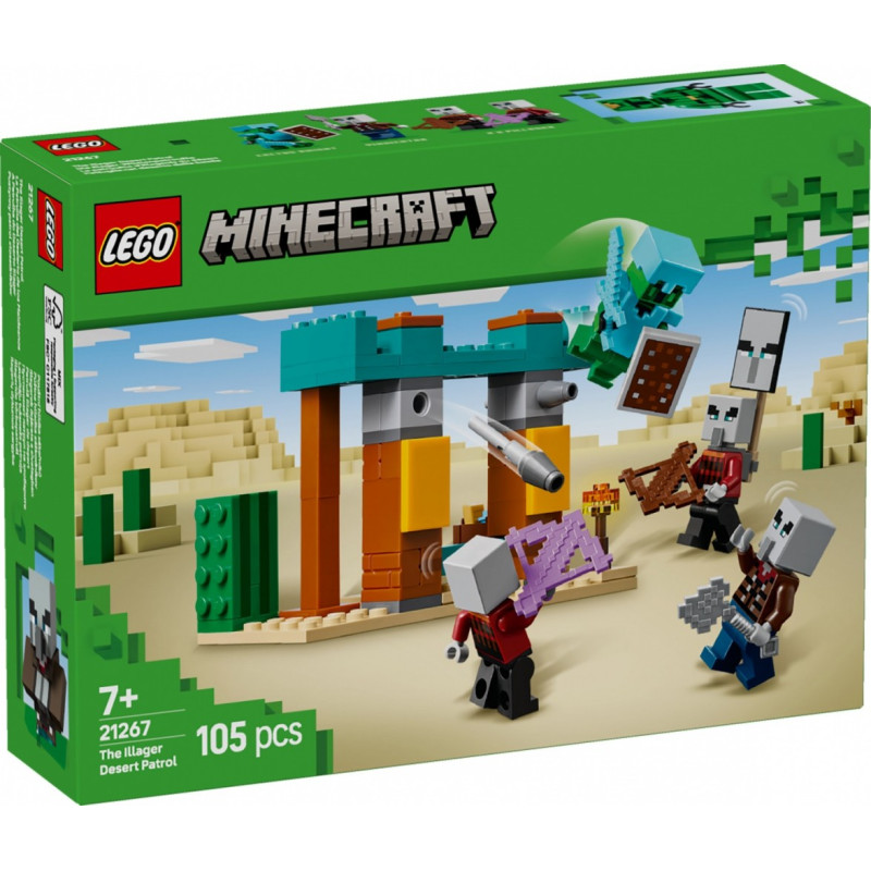 Minecraft lego 21267 ökenpatrull av fiender