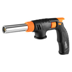 Gasbrännare med piezo-tändning, 360 graders vridning med låg- och högflamreglering.