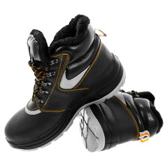 Arbetsskor, läder, storlek 40, CE