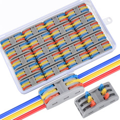 Ett set med 28 elektriska snabbkopplingar.