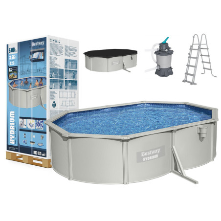 Metallpool Hydrium 5m x 3,60m x 1,20m Bestway 56586