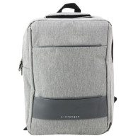 Ryggsäck Stad Business USB Mittfack Grå 14L 40cm