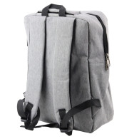 Ryggsäck Stad Business USB Mittfack Grå 14L 40cm