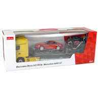 Bärgningsbil Bil RC Mercedes-Benz 126 Gul Röd