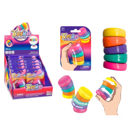 Sensorisk Stressleksak Regnbågsfärgade Roterande Hjul