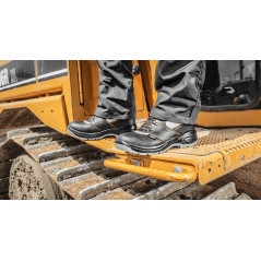 Arbetsskor, läder, storlek 44, CE