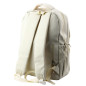 Ryggsäck Stadsskola Kapibara Nyckelring Pins Beige Krämig 25L 42cm