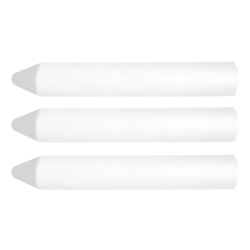 Vit teknisk krita, 13 x 85 mm, 3 st.
