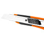 Kniv med 18 mm brytbart blad, gummibeläggning
