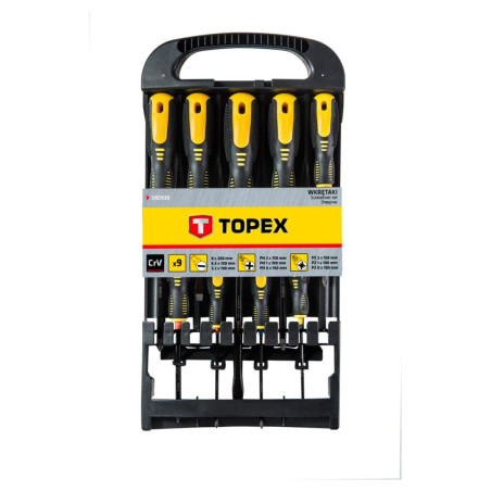 Skruvmejslar, set med 9 delar.