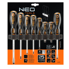 Skruvmejselset, 8 delar.