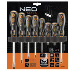 Skruvmejselset, 8 delar.