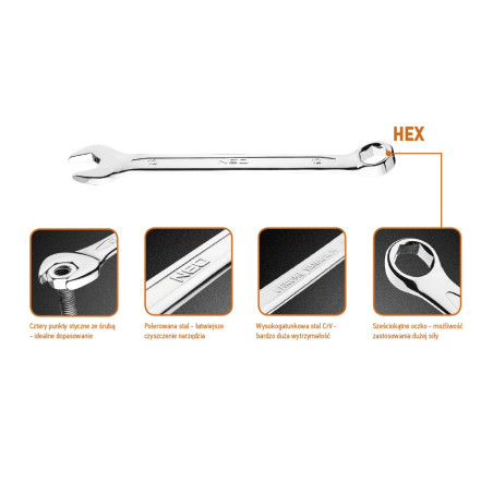 Sexkantsnyckel HEX/V 7 x 110 mm