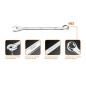 Nyckel med sexkantigt huvud, V-formad, 9 x 130 mm