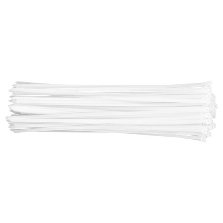 Kabelbindare 7,6 x 500 mm, 75 st, vita