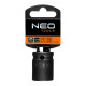 Nasadka udarowa 1/2', 19 x 38mm, Cr-Mo