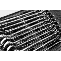 Nycklar med öppet slut 6-19 mm, set med 14 stycken, insats