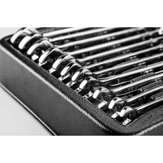 Nycklar med öppet slut 6-19 mm, set med 14 stycken, insats