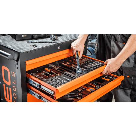 Nycklar med öppen ände 20-32 mm, set med 8 stycken, insats