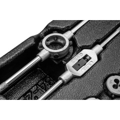 Gängverktyg och gängtappar, set med 31 stycken, insats