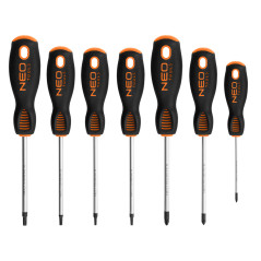 Skruvmejslar PZ, TX, precision, set med 12 stycken, insats