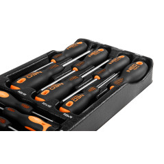 Skruvmejslar PZ, TX, precision, set med 12 stycken, insats