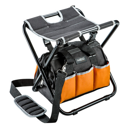 Stol med verktygsväska