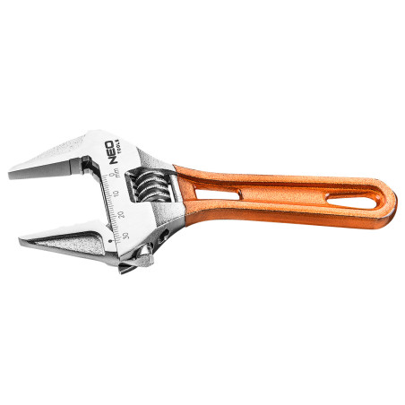 Justeringsskiftnyckel kort 139 mm, omfång 0-32 mm