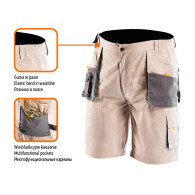 Korta bomullsshorts, storlek S/48