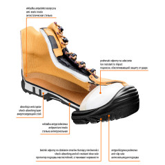 Skyddsskor S3 SRC, metallfria, storlek 41