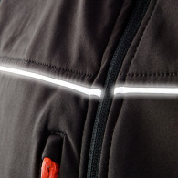 Ärmellose Arbeitsjacke aus Softshell, Größe S.