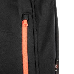 Ärmellose Arbeitssoftshelljacke, Größe XXXL.