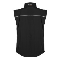 Ärmellose Arbeitssoftshelljacke, Größe XXXL.