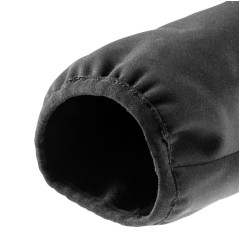 Tröja stickad med förstärkt softshell-tyg, storlek XXL.