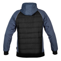 Stickad tröja med huva, fodrad, storlek M