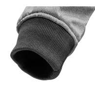 Arbetsjacka i softshell med avtagbar huva, storlek XXL.