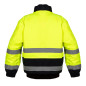 Arbetsjacka varsel, fodrad, gul, storlek XXL